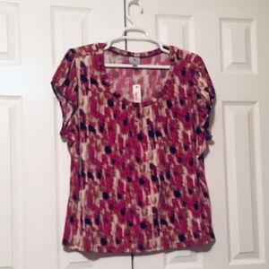 NWT Worthington Scoop Neck Jersey Shell 3X